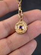 Nyra Amulet 14k gold pendant