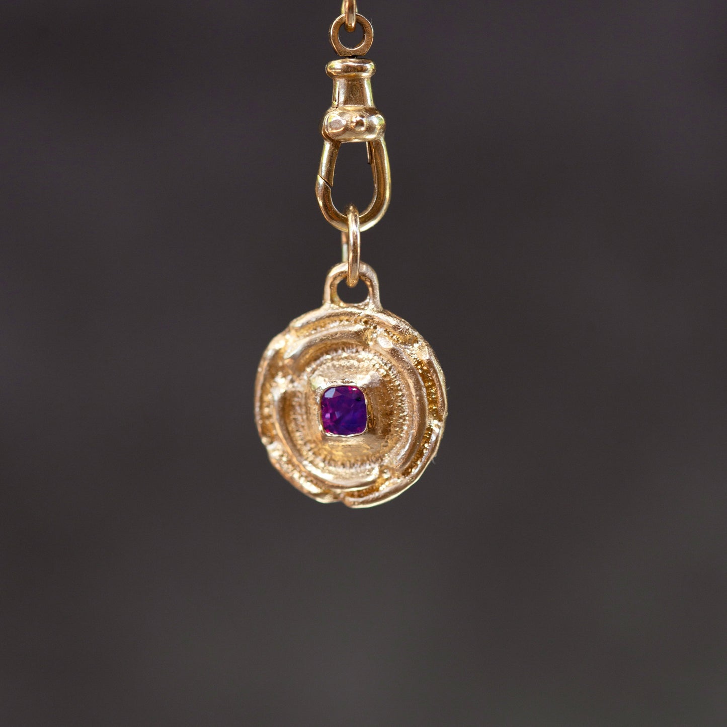 Nyra Amulet 14k gold pendant