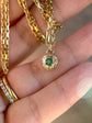 Emerald Pebble Charm