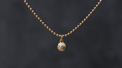 Old mine cut diamond pebble
